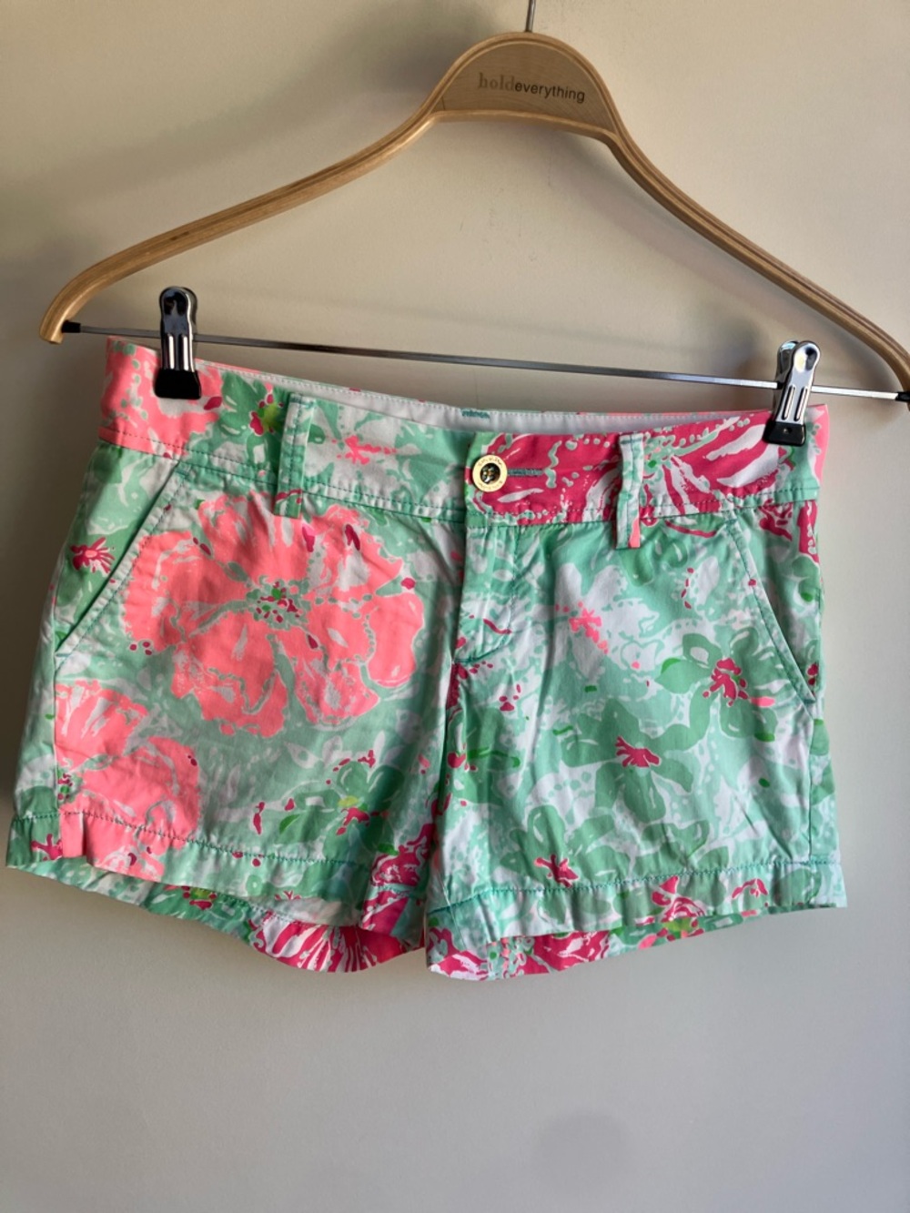 LILLY PULITZER The Callahan Cotton Shorts Poolside or Beach Walk Women’s Size 0